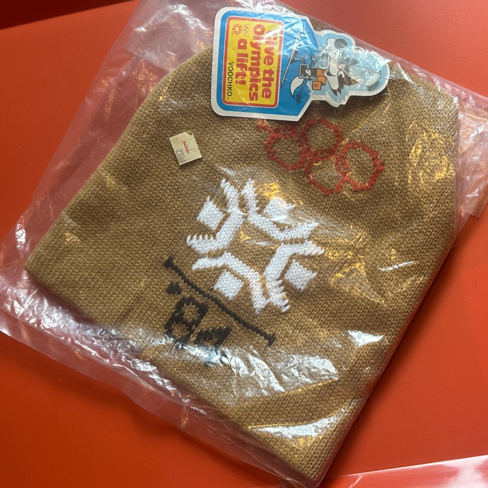 Vintage 1984 Olympics Winter Hat - New Old Stock